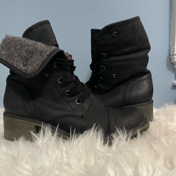 - Authentic ✨ROXY FOLD OVER COMBAT BOOTS SIZE 8 Excellent Condition - Picture 2 of 12